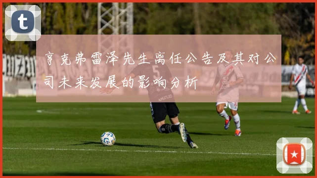亨克弗雷泽先生离任公告及其对公司未来发展的影响分析